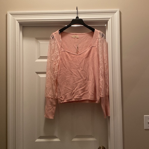 NWT Pink Anthropologie Sweater 2x - Picture 2 of 6
